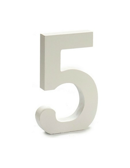 Numéro Pincello 5 Blanc 1,8 x 21 x 17 cm (12 Unités)