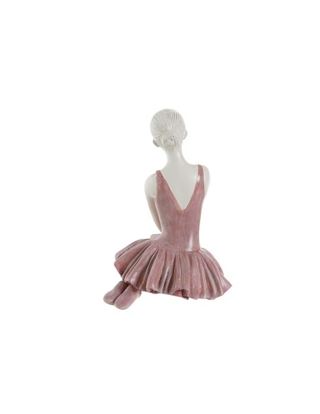 Figurine Décorative DKD Home Decor Romantique Danseuse Classique 16 x 11 x 17 cm (2 Unités)
