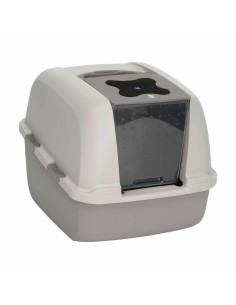 Bac à litière pour chats Catit 46 x 55 x 45 cm Avec couvercle Jumbo Gris Plastique