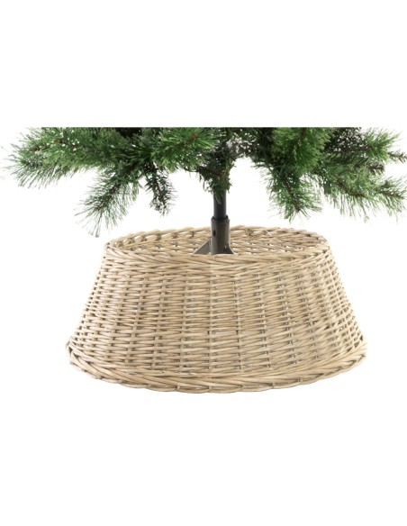 Jupe pour l'arbre de Noël DKD Home Decor osier (70 x 70 x 28 cm)