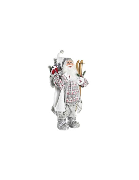 Décoration DKD Home Decor Père Noël Blanc Rouge Gris PVC 45 x 34 x 83 cm