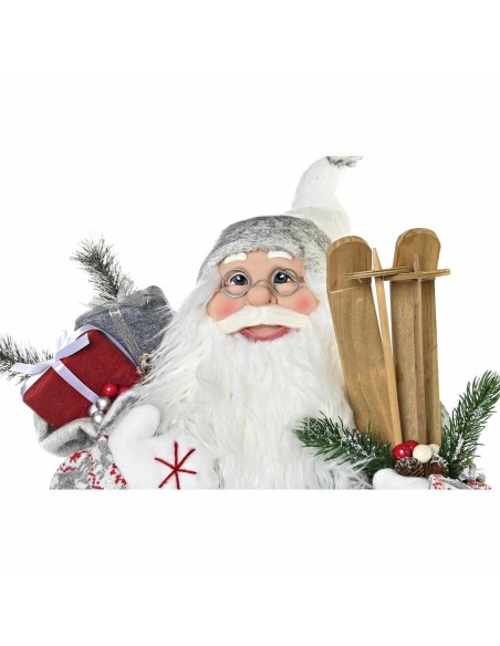 Décoration DKD Home Decor Père Noël Blanc Rouge Gris PVC 45 x 34 x 83 cm