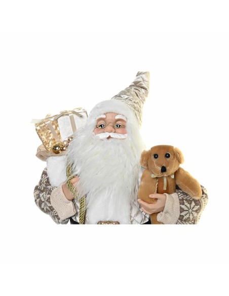 Décoration DKD Home Decor Père Noël Gris PVC 37 x 20 x 60 cm