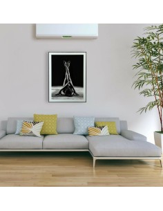 Cadre Versa Silhouettes Verre polystyrène (60 x 2 x 80 cm) 2