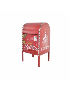 Boîte aux lettres DKD Home Decor Blanc Rouge Métal 29 x 24 x 52 cm