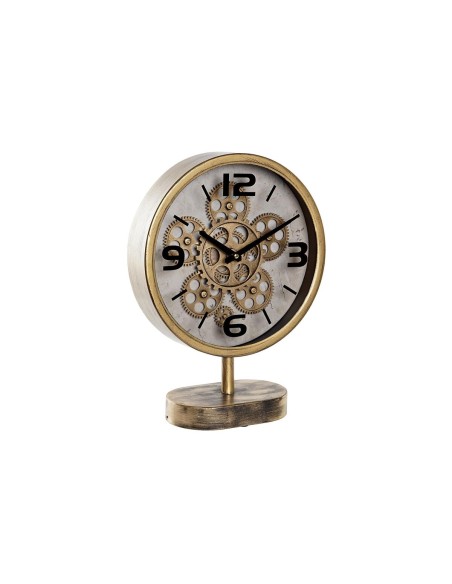 Horloge de table DKD Home Decor Engrenage Fer (30 x 12 x 41 cm)