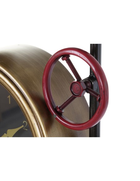 Horloge Murale DKD Home Decor Vannes Verre Doré Fer (50,5 x 12 x 73 cm)
