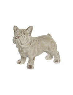 Figurine Décorative DKD Home Decor Finition vieillie Gris Résine Chien (19 x 39 x 28,5 cm)