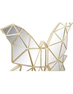 Figurine Décorative DKD Home Decor 29,5 x 4 x 28,5 cm Doré Papillon 2