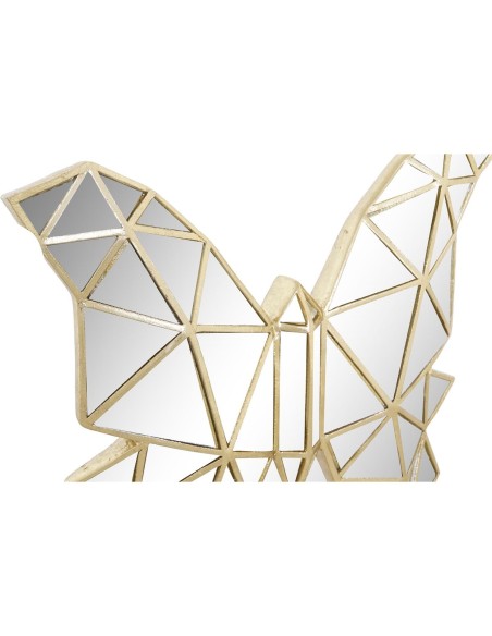 Figurine Décorative DKD Home Decor 29,5 x 4 x 28,5 cm Doré Papillon