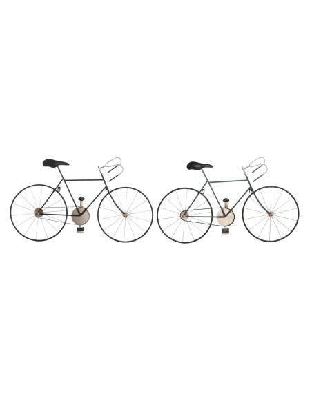 Figurine Décorative DKD Home Decor 78 x 2,5 x 45 cm Bicyclette Vintage (2 Unités)