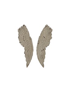 Décoration murale DKD Home Decor Gris Résine Ailes (62 x 8 x 106 cm)