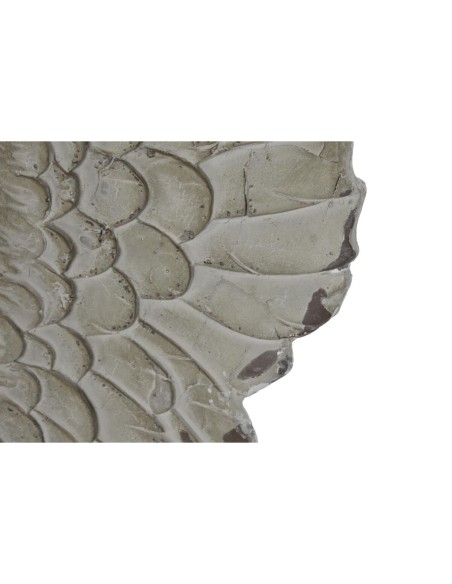 Décoration murale DKD Home Decor Gris Résine Ailes (62 x 8 x 106 cm)