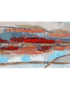 Cadre DKD Home Decor 140 x 2,8 x 70 cm Abstrait Moderne (2 Unités) 2