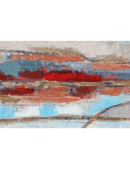 Cadre DKD Home Decor 140 x 2,8 x 70 cm Abstrait Moderne (2 Unités)