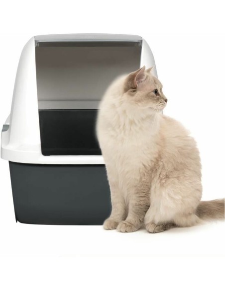 Bac à litière pour chats Catit Gris Couvercle amovible
