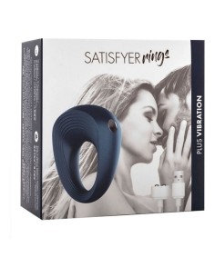Anneau de Pénis vibrant Satisfyer Power Ring Bleu 2