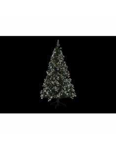 Sapin de Noël DKD Home Decor Lumière LED Vert Métal Polyéthylène 130 x 130 x 218 cm 2