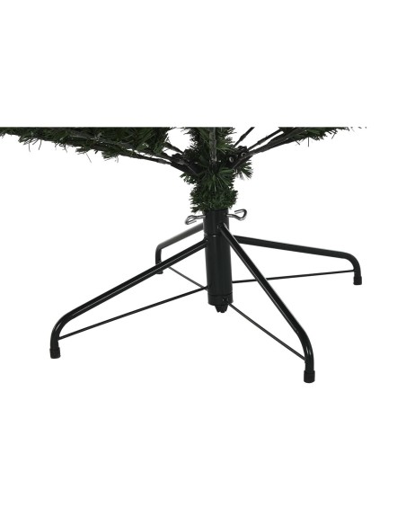 Sapin de Noël DKD Home Decor Lumière LED Vert Métal Polyéthylène 130 x 130 x 218 cm