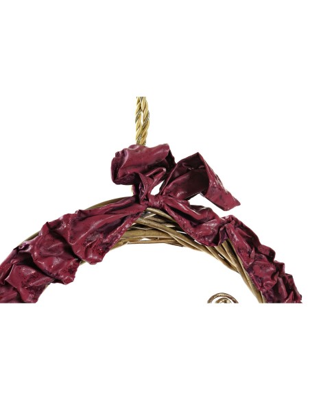 Crèche de Noël DKD Home Decor Doré Couronne 30 x 5 x 30 cm 50 x 5 x 50 cm