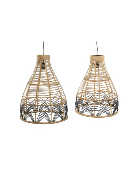 Suspension DKD Home Decor Bicolore 50 W 45 x 45 x 60 cm