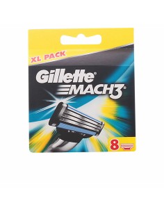 Rechanges pour Lame de Rasoir Gillette Mach 3 (8 uds)