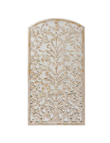 Décoration murale DKD Home Decor 45 x 2 x 89 cm Finition vieillie Blanc Romantique