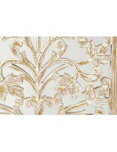 Décoration murale DKD Home Decor 45 x 2 x 89 cm Finition vieillie Blanc Romantique 2