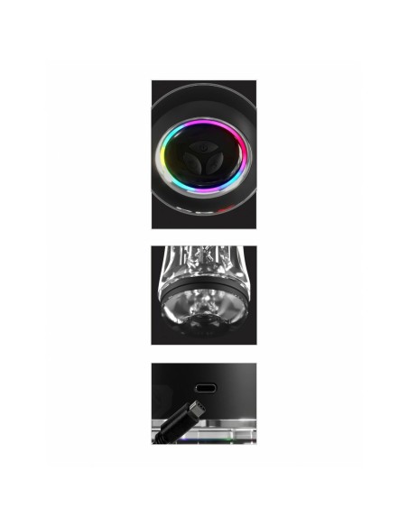 Vortex Dame Rose Pipedream VIEWTUBE PRO CLEAR Noir