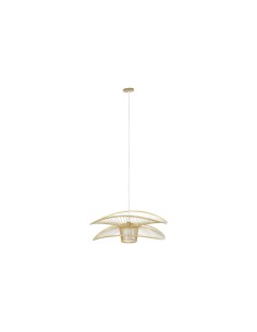 Suspension DKD Home Decor Naturel Bambou 50 W 80 x 80 x 29 cm