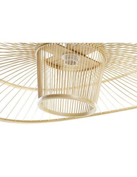 Suspension DKD Home Decor Naturel Bambou 50 W 80 x 80 x 29 cm