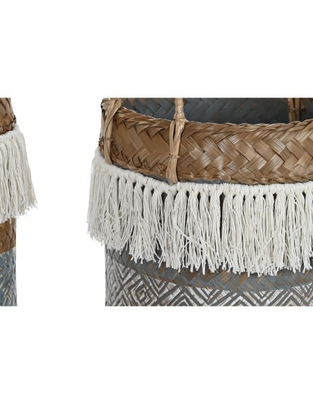 Set de basket DKD Home Decor 49 x 49 x 57 cm Bambou Boho