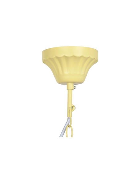 Suspension DKD Home Decor Métal Marron Jaune 40 W Bois MDF (40 x 40 x 60 cm)