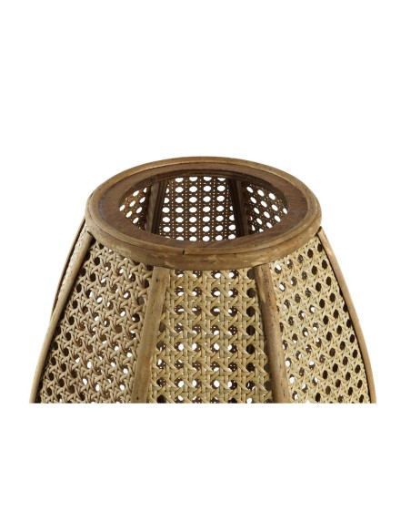 Lampe de bureau DKD Home Decor Marron Rotin 50 W (29 x 29 x 40 cm)