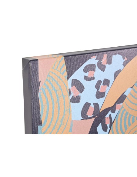 Cadre DKD Home Decor 83 x 4,5 x 123 cm Colonial 80 x 3 x 120 cm Africaine (2 Unités)