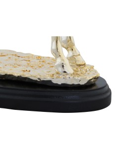Figurine Décorative DKD Home Decor Cheval Noir Doré Résine (30 x 11,5 x 26 cm) 2