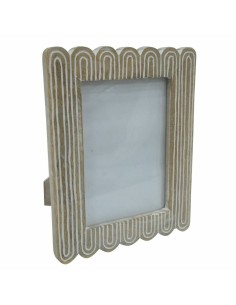 Cadre photo DKD Home Decor 18,5 x 2 x 23 cm Naturel Colonial Bois de manguier 20 x 2 x 24 cm