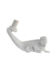 Applique DKD Home Decor Blanc 50 W Moderne Iguane Lézard 220 V 14 x 22 x 31 cm 31 x 14 x 22 cm