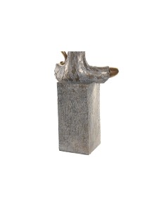 Figurine Décorative DKD Home Decor 16 x 12 x 37 cm Femme Rouge Gris Bleu (3 Unités) 2