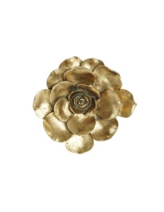 Décoration murale DKD Home Decor Doré Fleur 19,5 x 5,5 x 19,5 cm