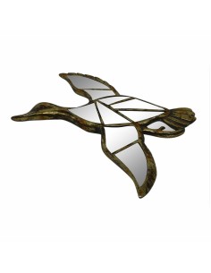 Décoration murale DKD Home Decor 38 x 3 x 37 cm Doré Canard