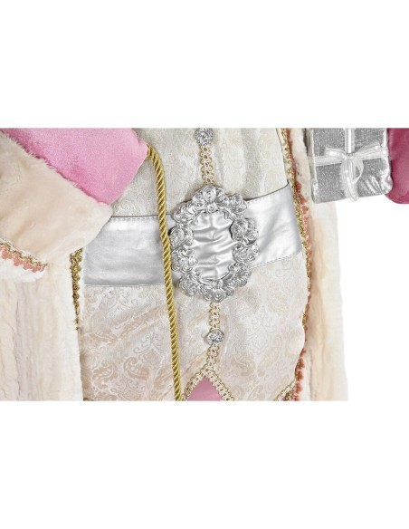 Décorations de Noël DKD Home Decor Gris Rose PVC Bois 60 x 50 x 124 cm