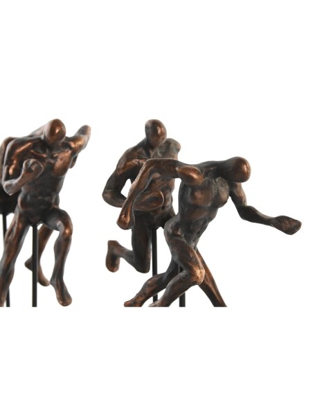 Figurine Décorative DKD Home Decor Métal Cuivre Résine Moderne (43 x 11,5 x 19 cm)