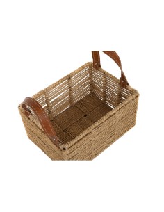 Set de basket DKD Home Decor Métal Corde Boho (36 x 27 x 33 cm) (36 x 27 x 20 cm) 2