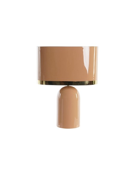 Lampe de bureau DKD Home Decor Rose Doré Métal Fer 50 W (37 x 21 x 52 cm)