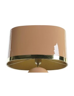 Lampe de bureau DKD Home Decor Rose Doré Métal Fer 50 W (37 x 21 x 52 cm) 2