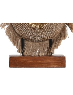 Figurine Décorative DKD Home Decor 19 x 6 x 25 cm Beige Bleu Buda Oriental (2 Unités) 2