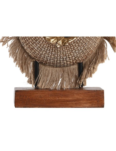Figurine Décorative DKD Home Decor 19 x 6 x 25 cm Beige Bleu Buda Oriental (2 Unités)