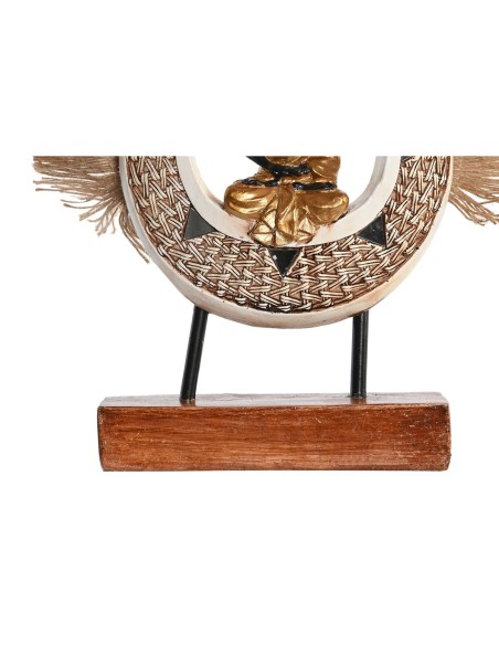 Figurine Décorative DKD Home Decor 18,5 x 5,6 x 30,5 cm Beige Bleu Buda Oriental (2 Unités)