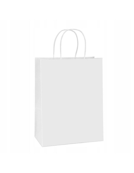 Sac en papier Blanc